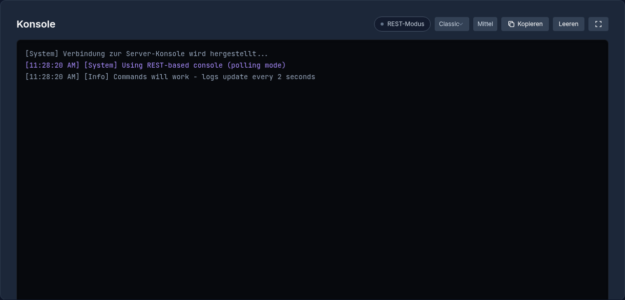 ARK Admin-Konsole