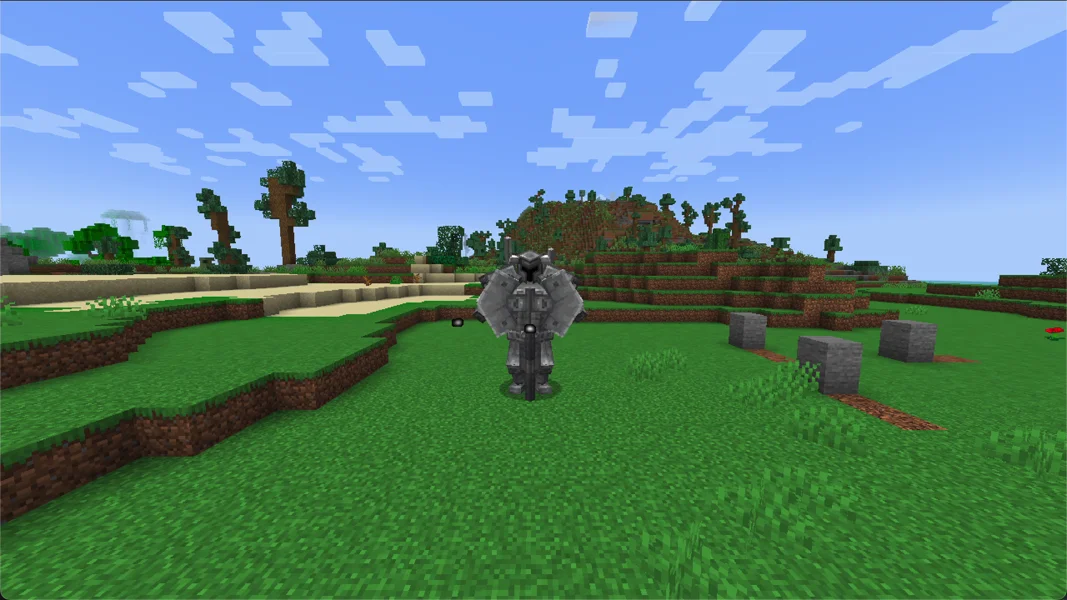 Ferrous Wroughtnaut from Mowzie's Mobs in DawnCraft, placed via command and with AI disabled – own recording from DawnCraft
