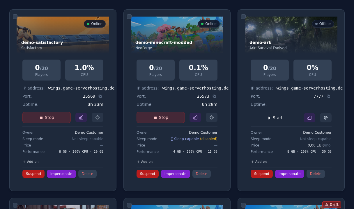 Server overview