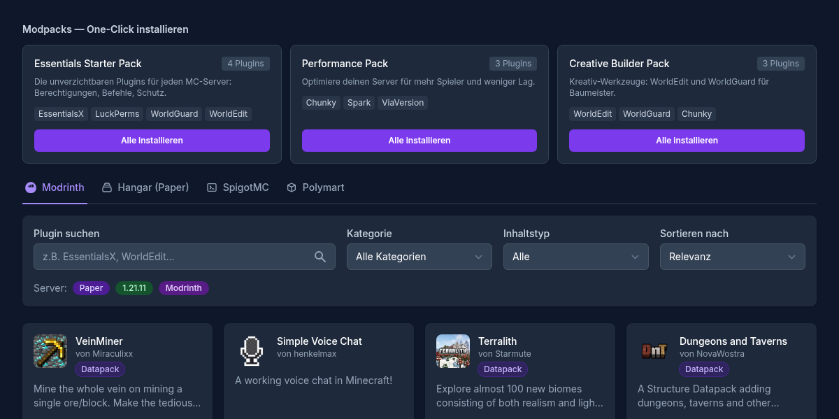 Plugin-Browser
