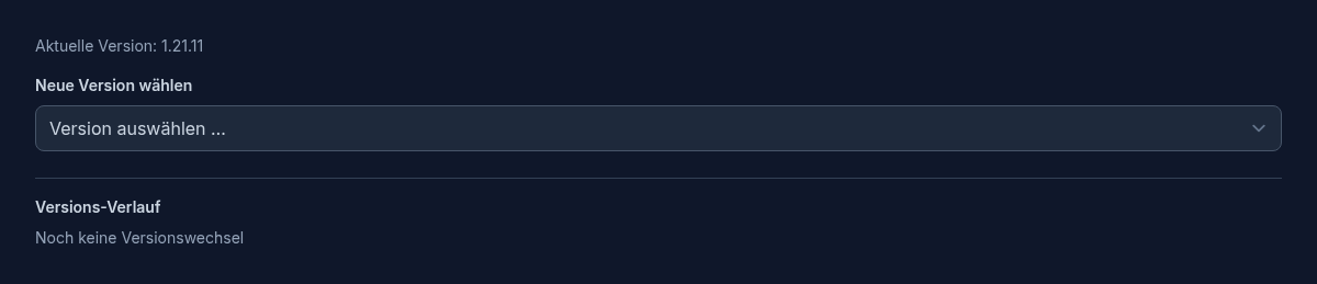 Versions-Switcher