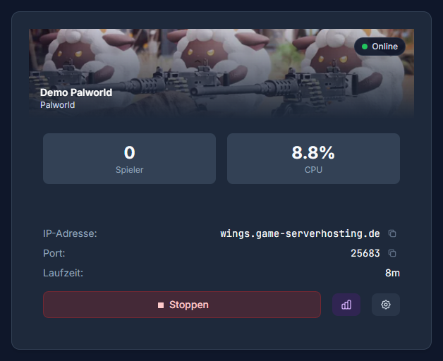 Server tile ready
