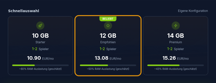Satisfactory Server bestellen